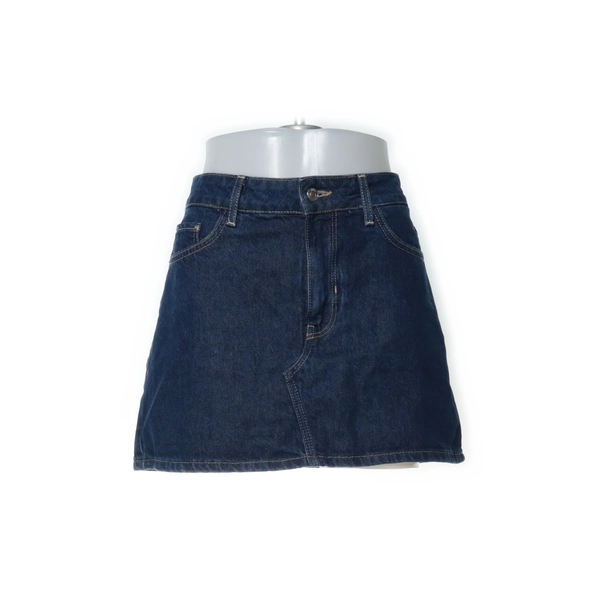 Denim mini skirt