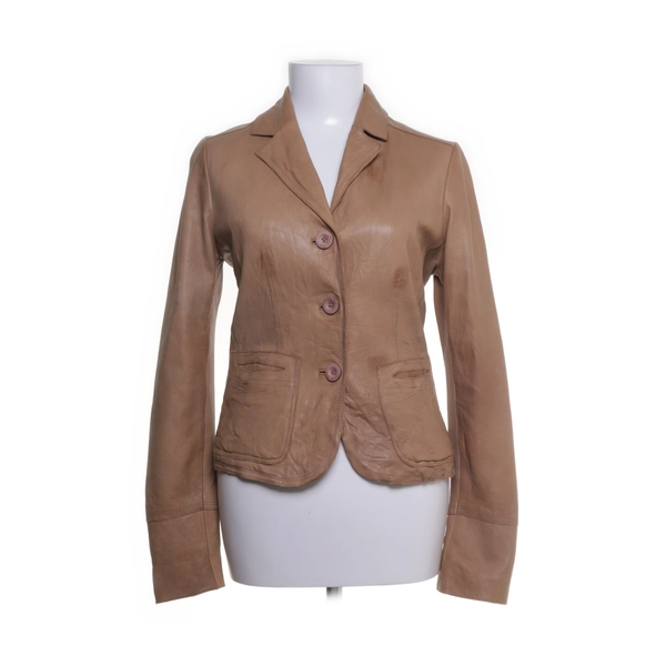 Leather blazer