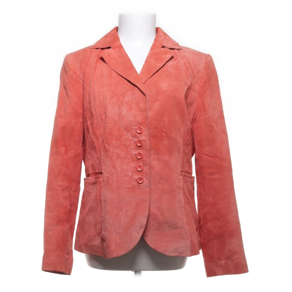 Leather blazer