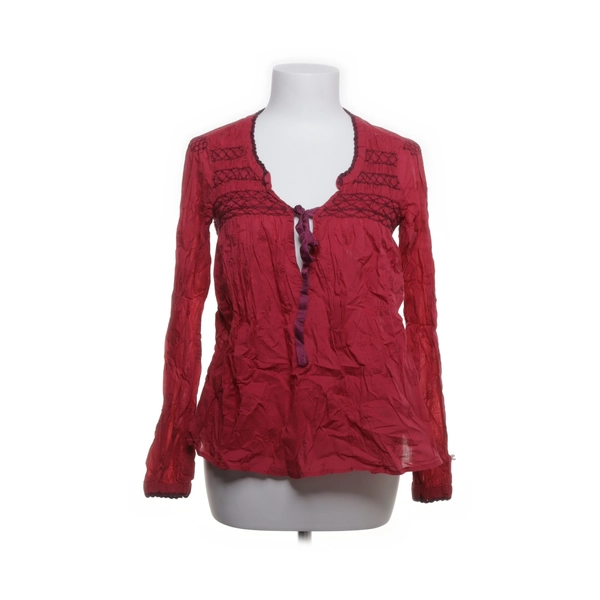 Tie-front blouse