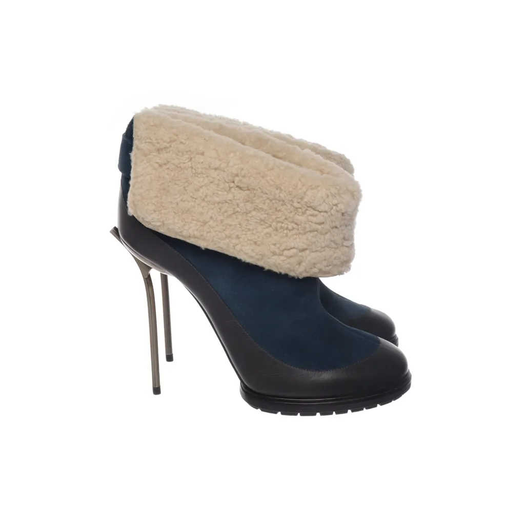 Image of Bally Laarzen met hak (Preloved)