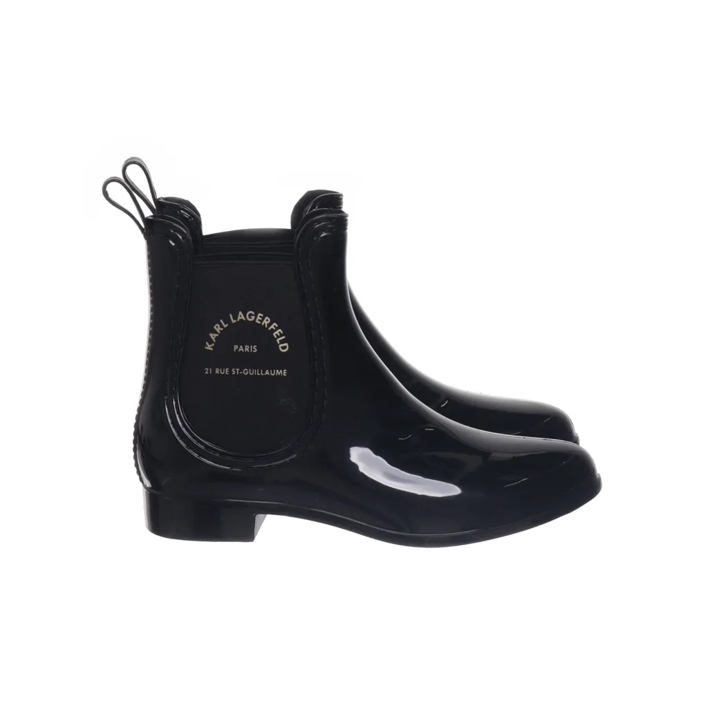 Image of Karl Lagerfeld Lage regenlaarzen (Preloved)