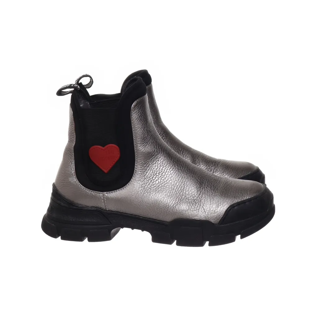 Image of Love Moschino Chelsea boots (Preloved)