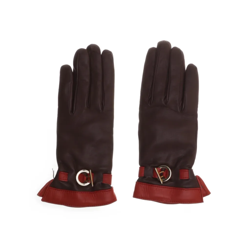 Image of Cashmere Leren handschoenen (Preloved)