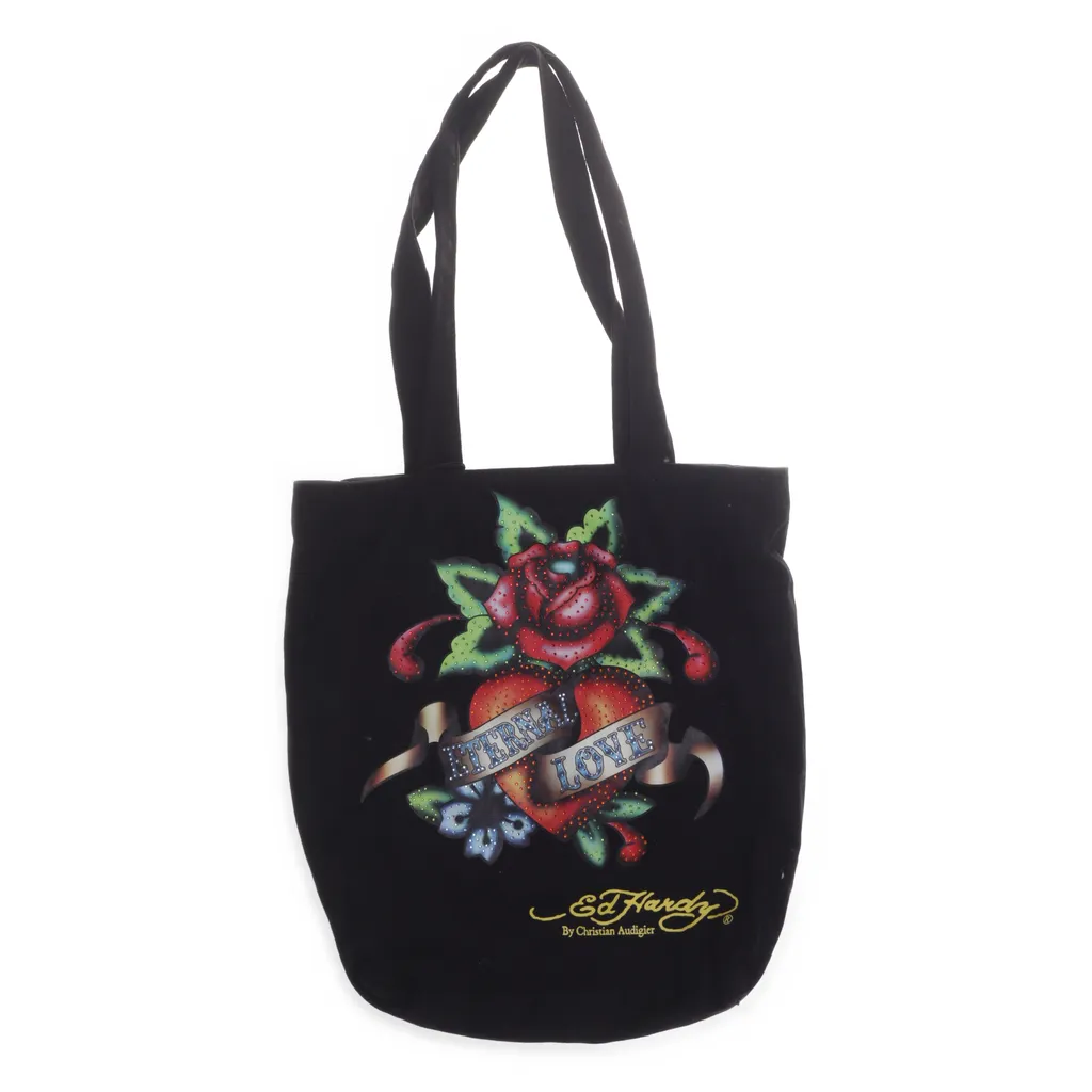Image of Ed Hardy Canvas tas (Preloved)