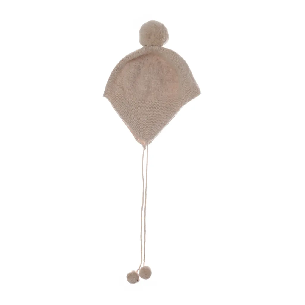 Image of Konges Sløjd Pompon muts (Preloved)