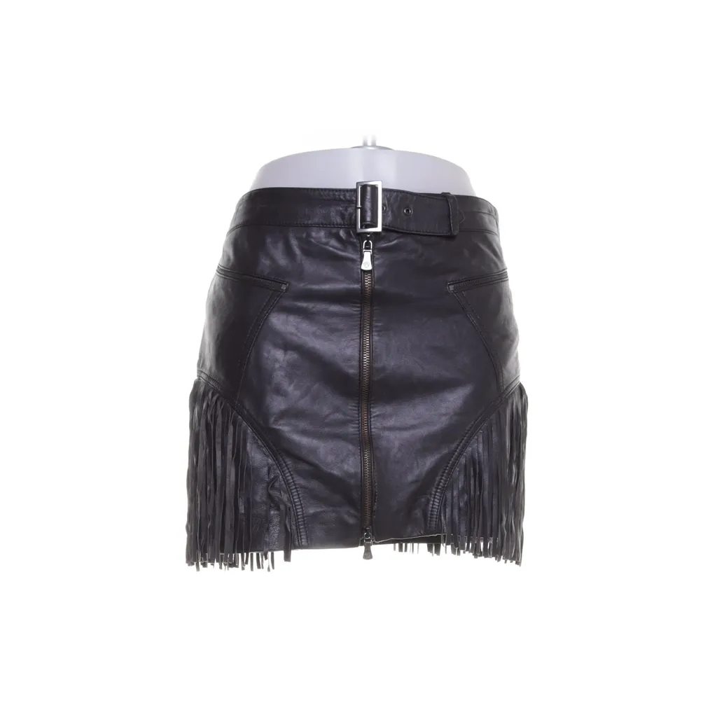 Image of Versace Jeans Couture Leren rok (Preloved)