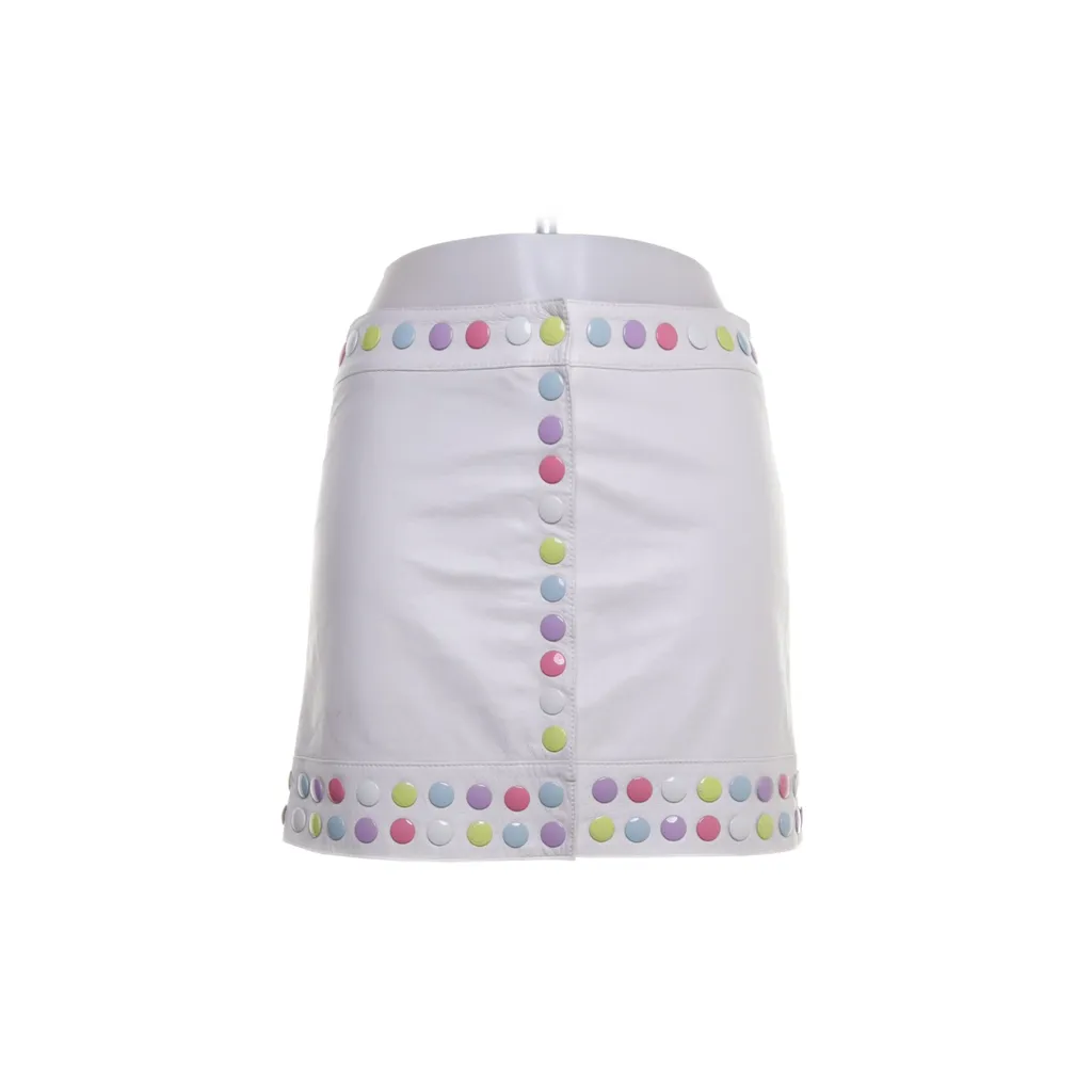 Image of Moschino Cheap and Chic Leren rok (Preloved)