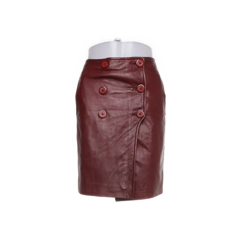 Image of Transmission Leren rok (Preloved)