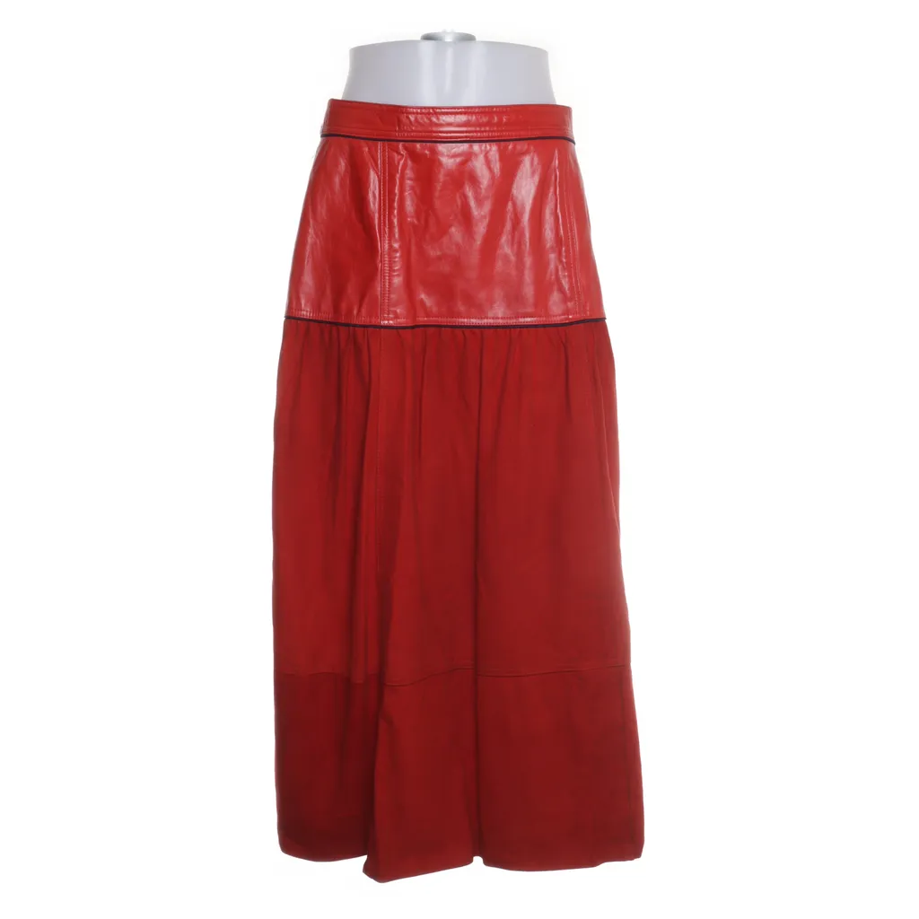 Image of Escada by Margaretha Ley Leren rok (Preloved)