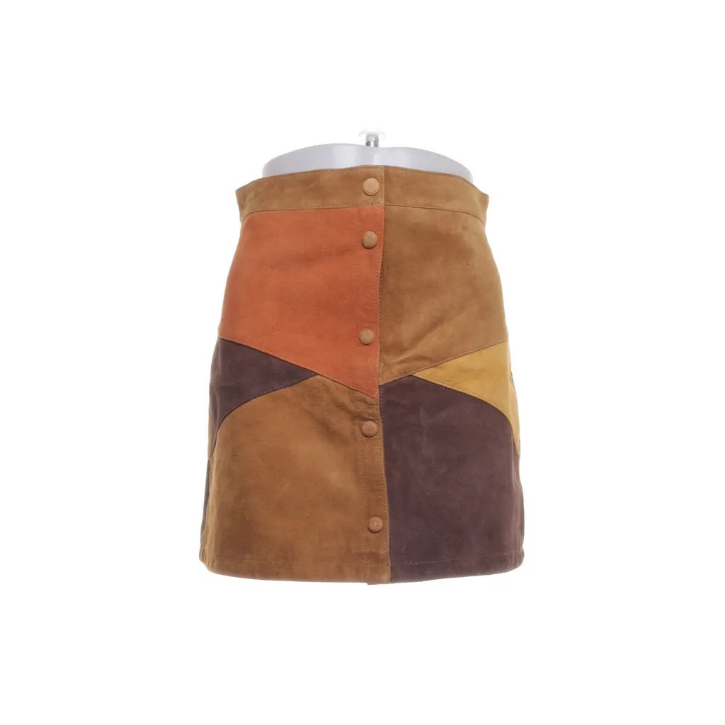 Image of Monki Leren rok (Preloved)