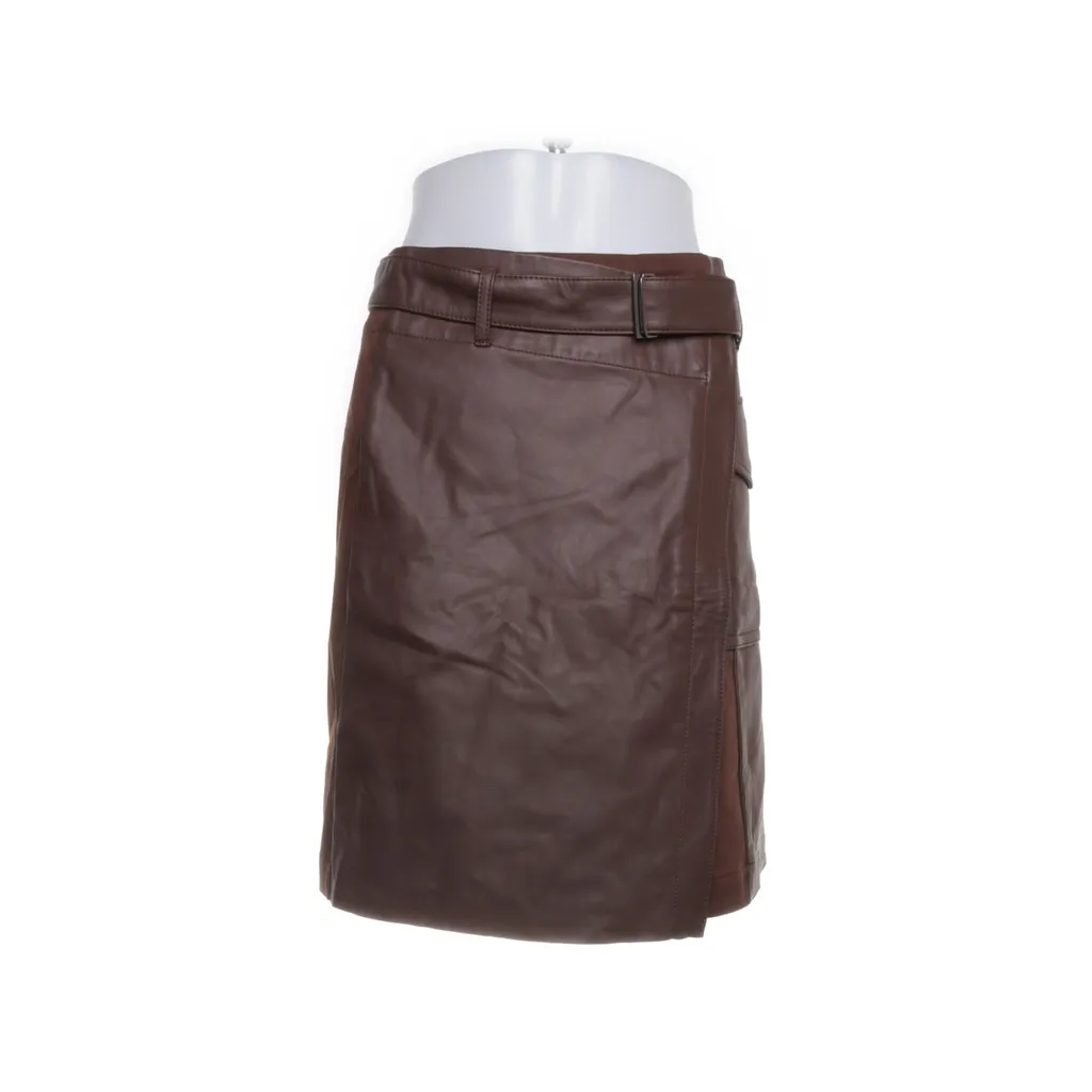 Image of Weekend MaxMara Leren rok (Preloved)