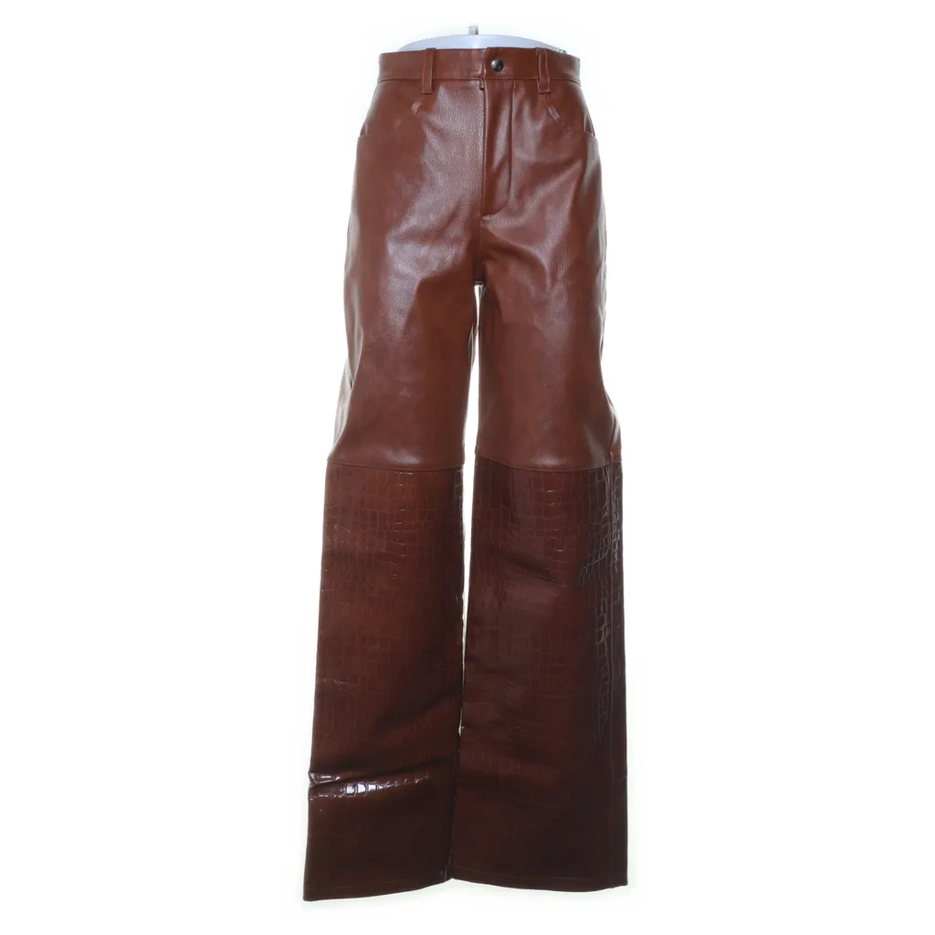 Image of Milkwhite Leren broek (Preloved)