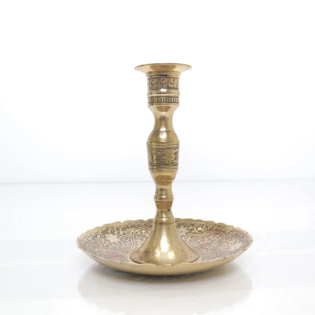 Image of Genuine Brass Waxinelichthouder (Preloved)