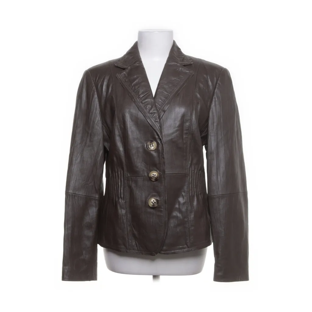 Image of Gerry Weber Leren blazer (Preloved)