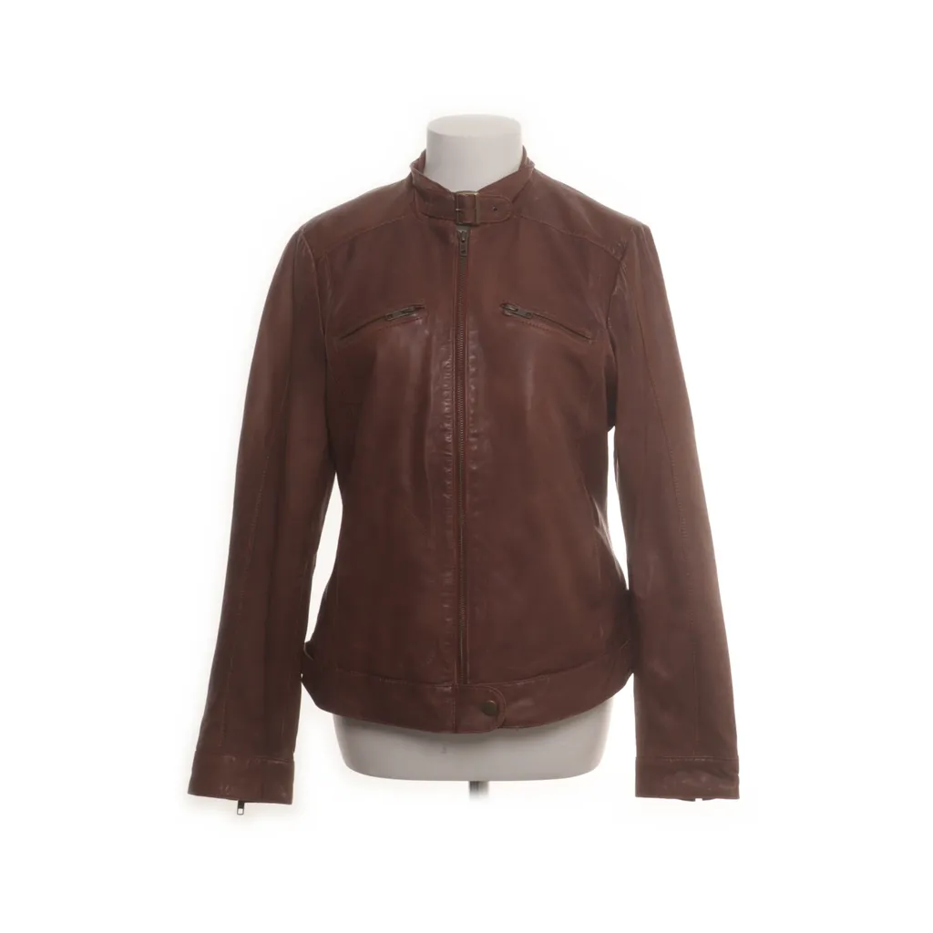 Image of Qualitat Leren jack (Preloved)