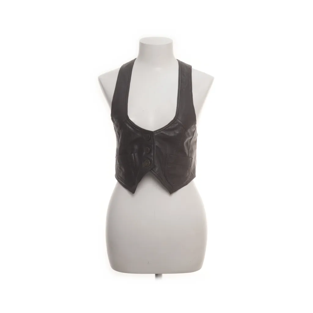 Image of Mango Leren vest (Preloved)