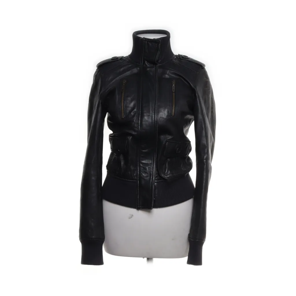 Image of Zara Leather Collection Leren jack (Preloved)