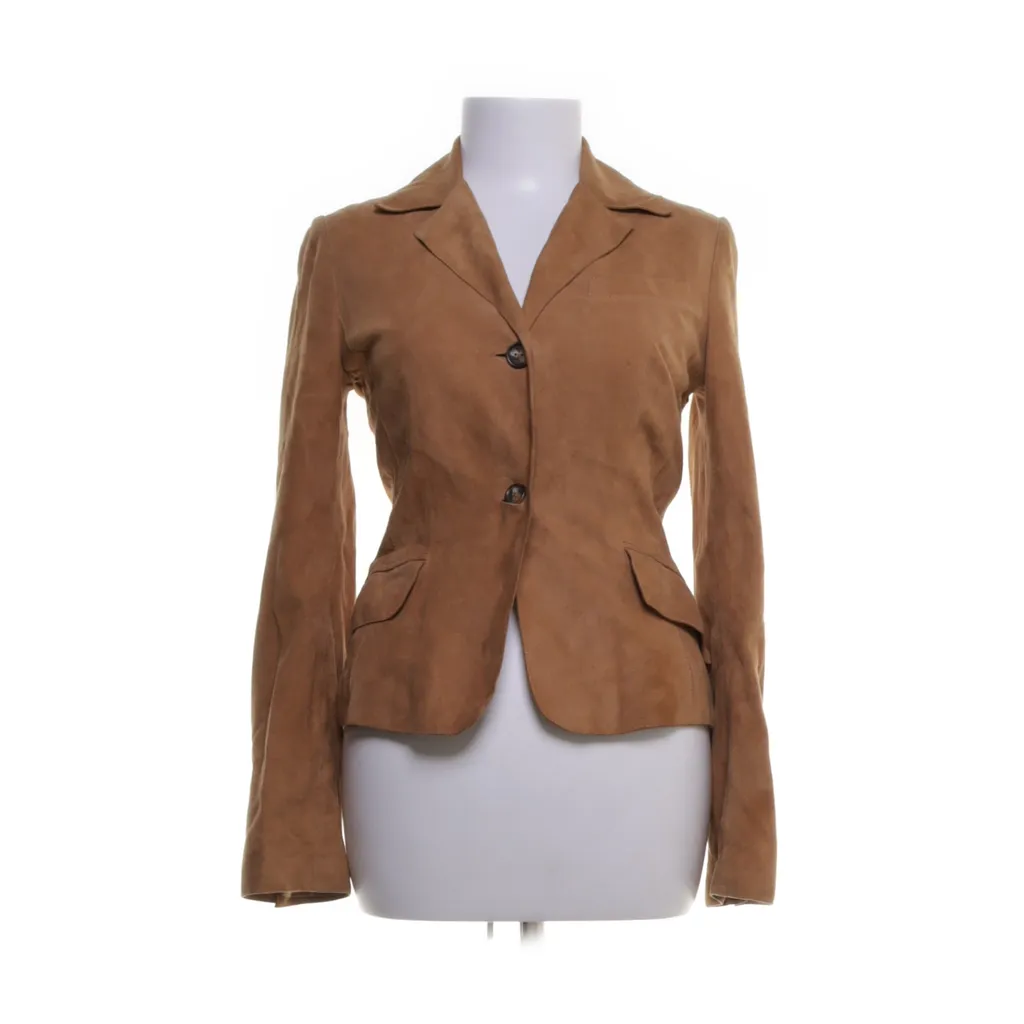Image of Dolce & Gabbana Leren blazer (Preloved)