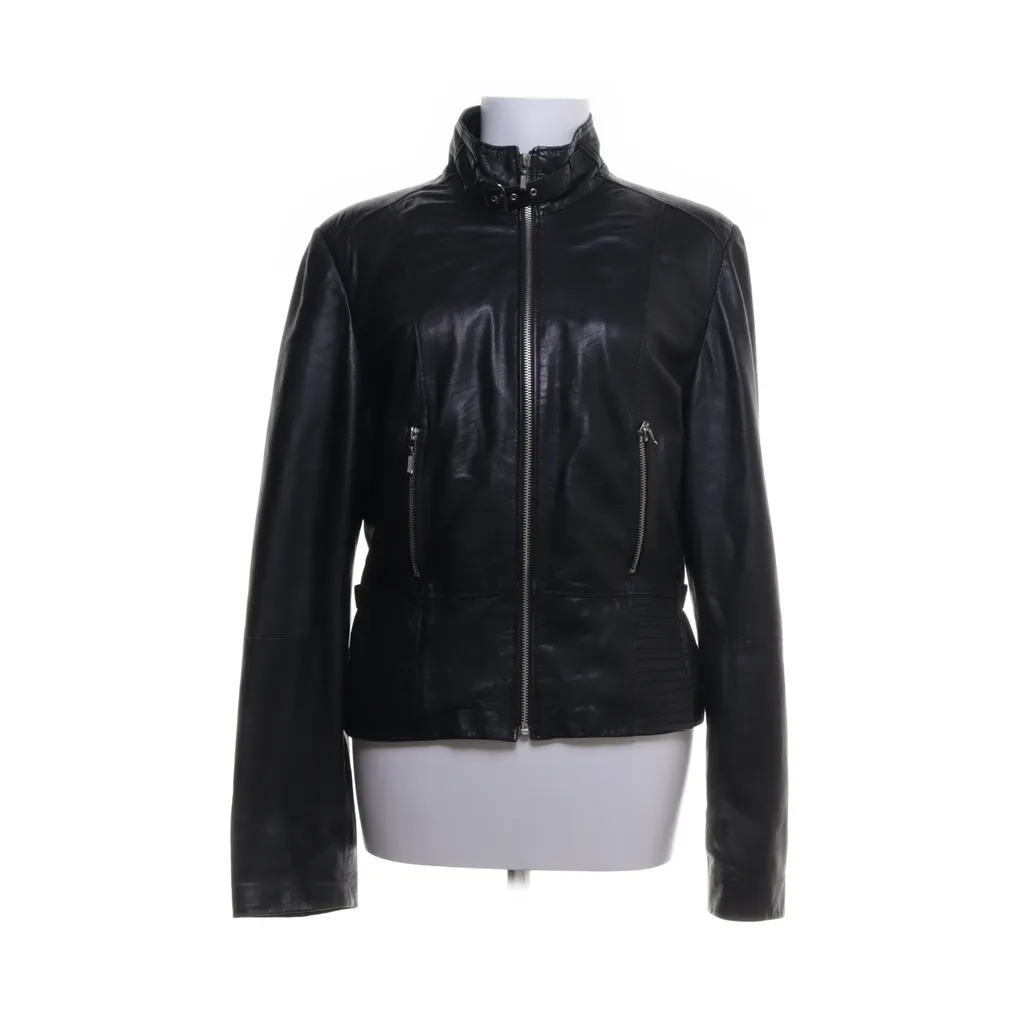Image of Gianni Versace Leren jack (Preloved)
