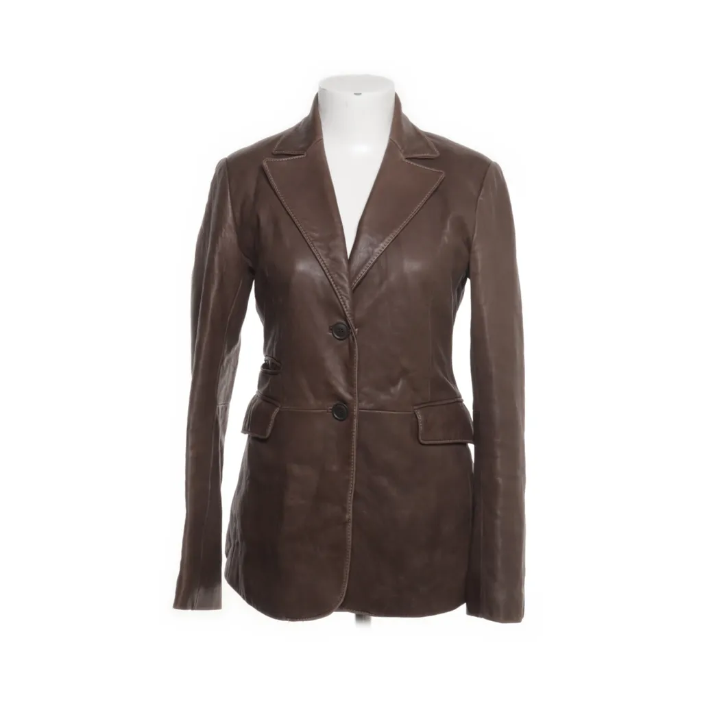 Image of H&M Leren blazer (Preloved)