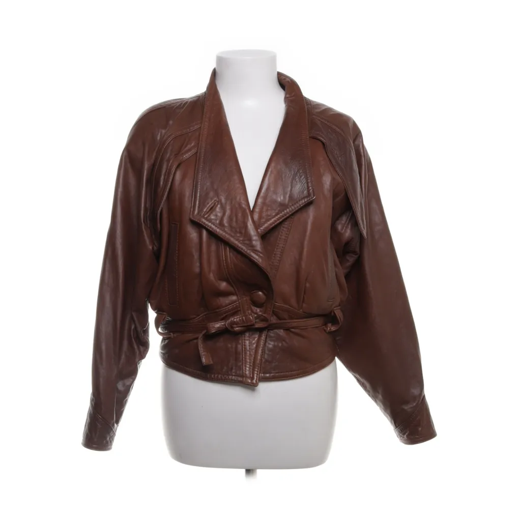 Image of Terrasa Leren jack (Preloved)