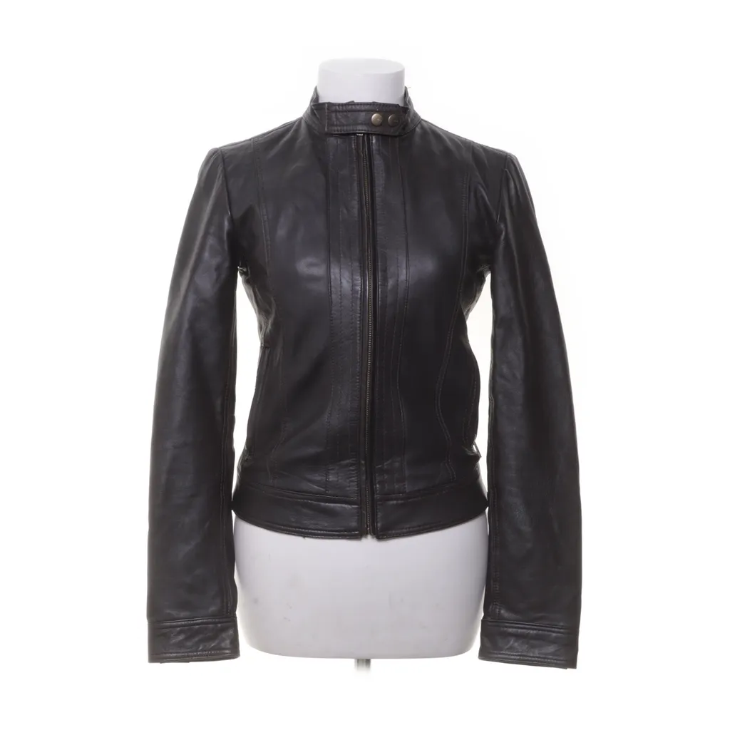 Image of Mango Casual Leren jack (Preloved)