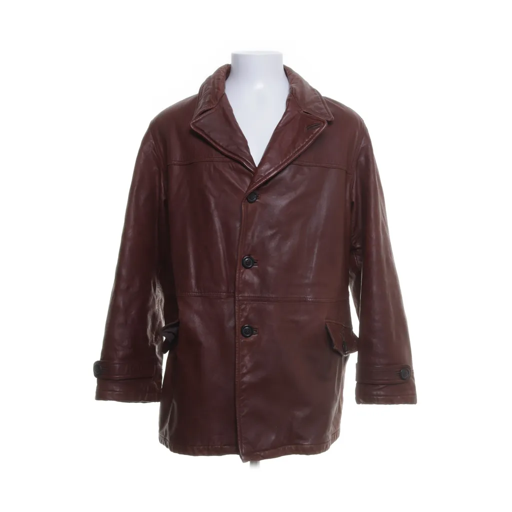 Image of Armani Jeans Leren jack (Preloved)