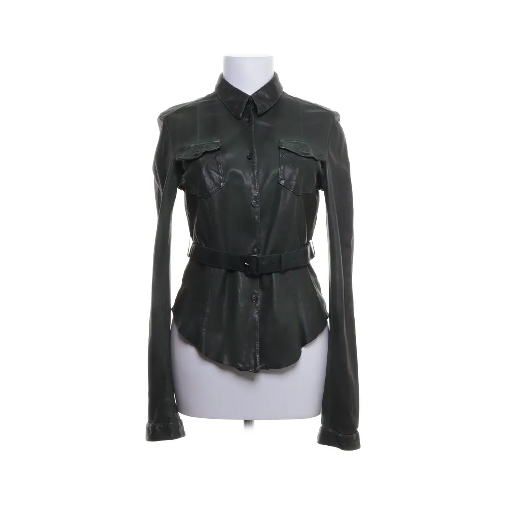 Image of Prada Leren jack (Preloved)