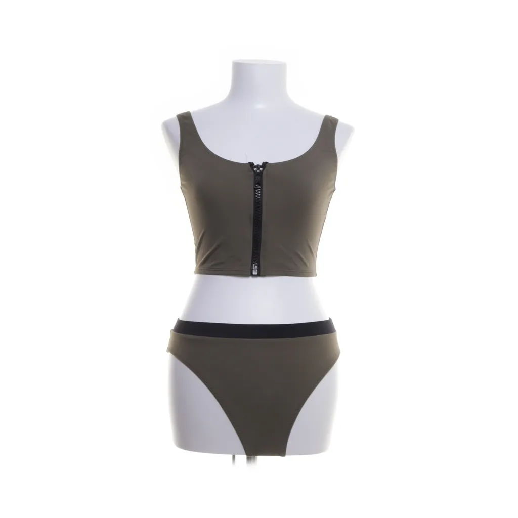 Image of Solid & Striped Bikini (Preloved)