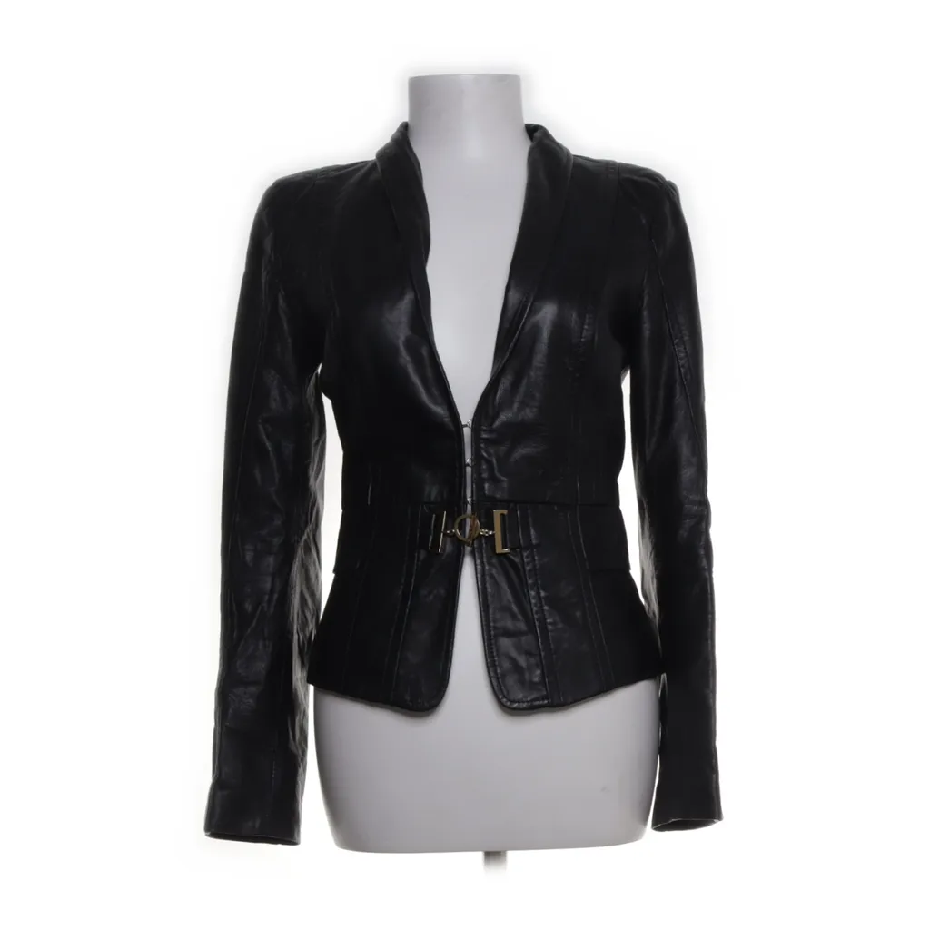 Image of Elisabetta Franchi Leren jack (Preloved)