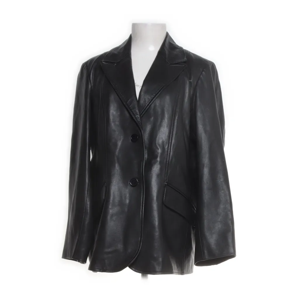 Image of Saki Comfort Collection Leren blazer (Preloved)