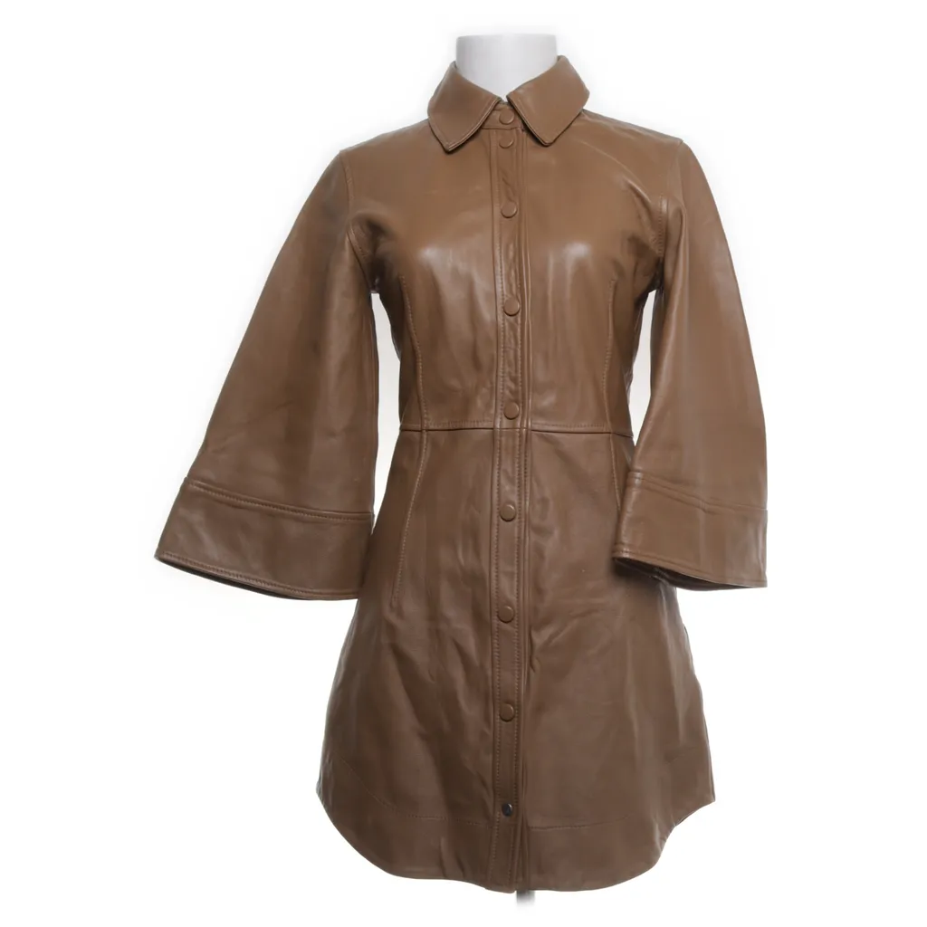 Image of Ganni Leren jurk (Preloved)