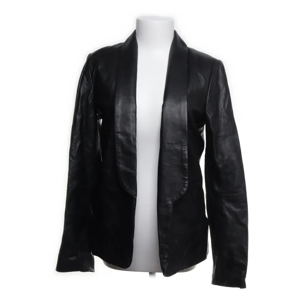 Image of Mango Leren blazer (Preloved)