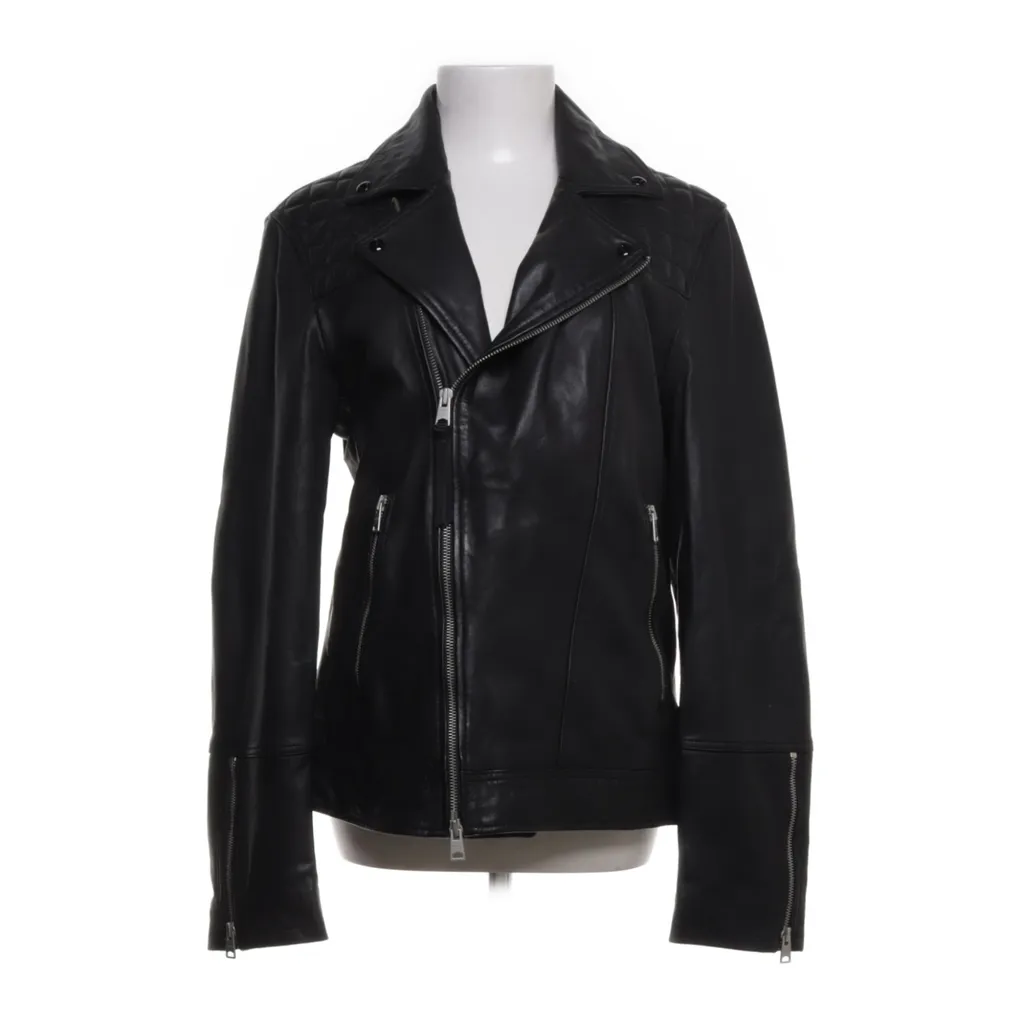 Image of AllSaints Leren jack (Preloved)