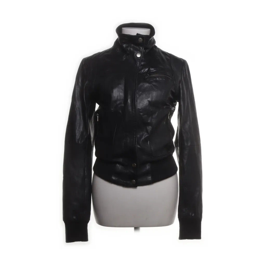 Image of Hollies Stockholm Leren jack (Preloved)
