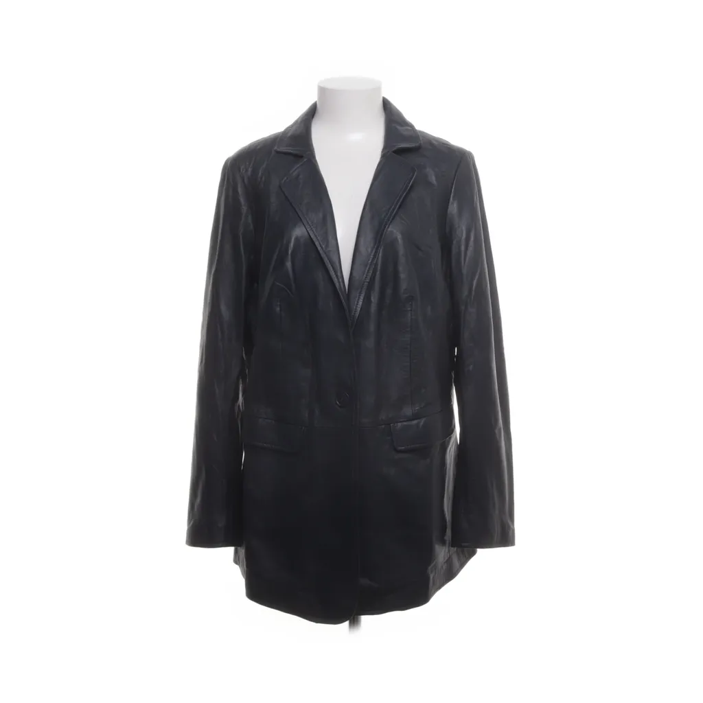 Image of Heine Leren blazer (Preloved)