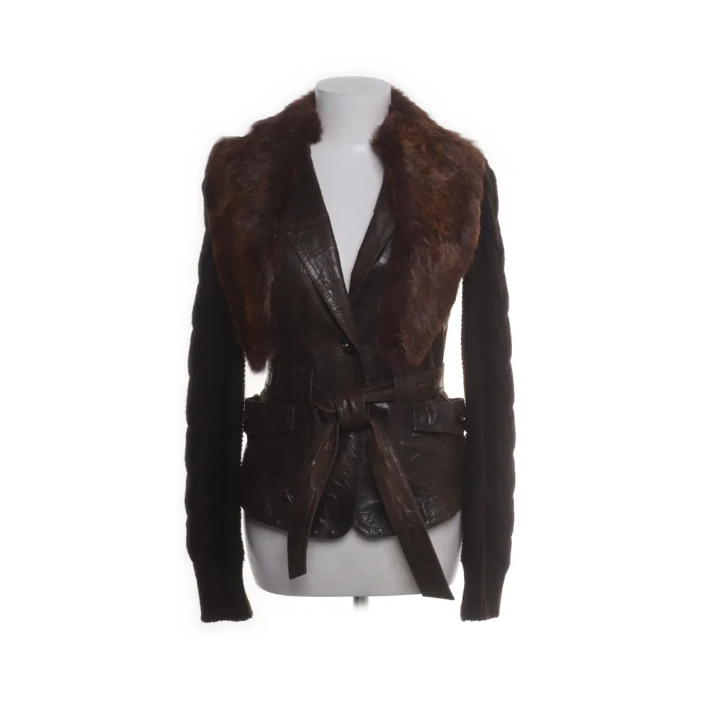Image of Boss Hugo Boss Leren jack (Preloved)