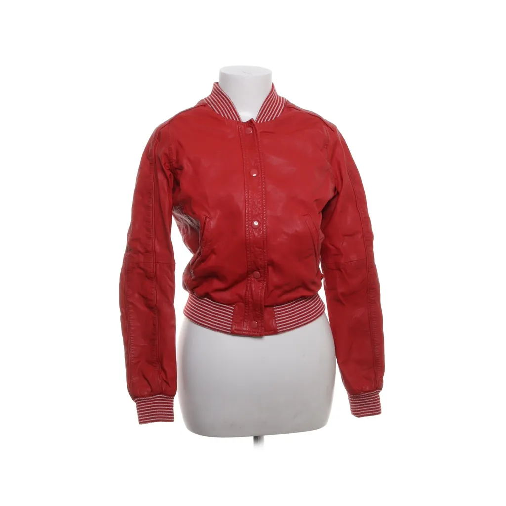 Image of Essentíel Leren jack (Preloved)