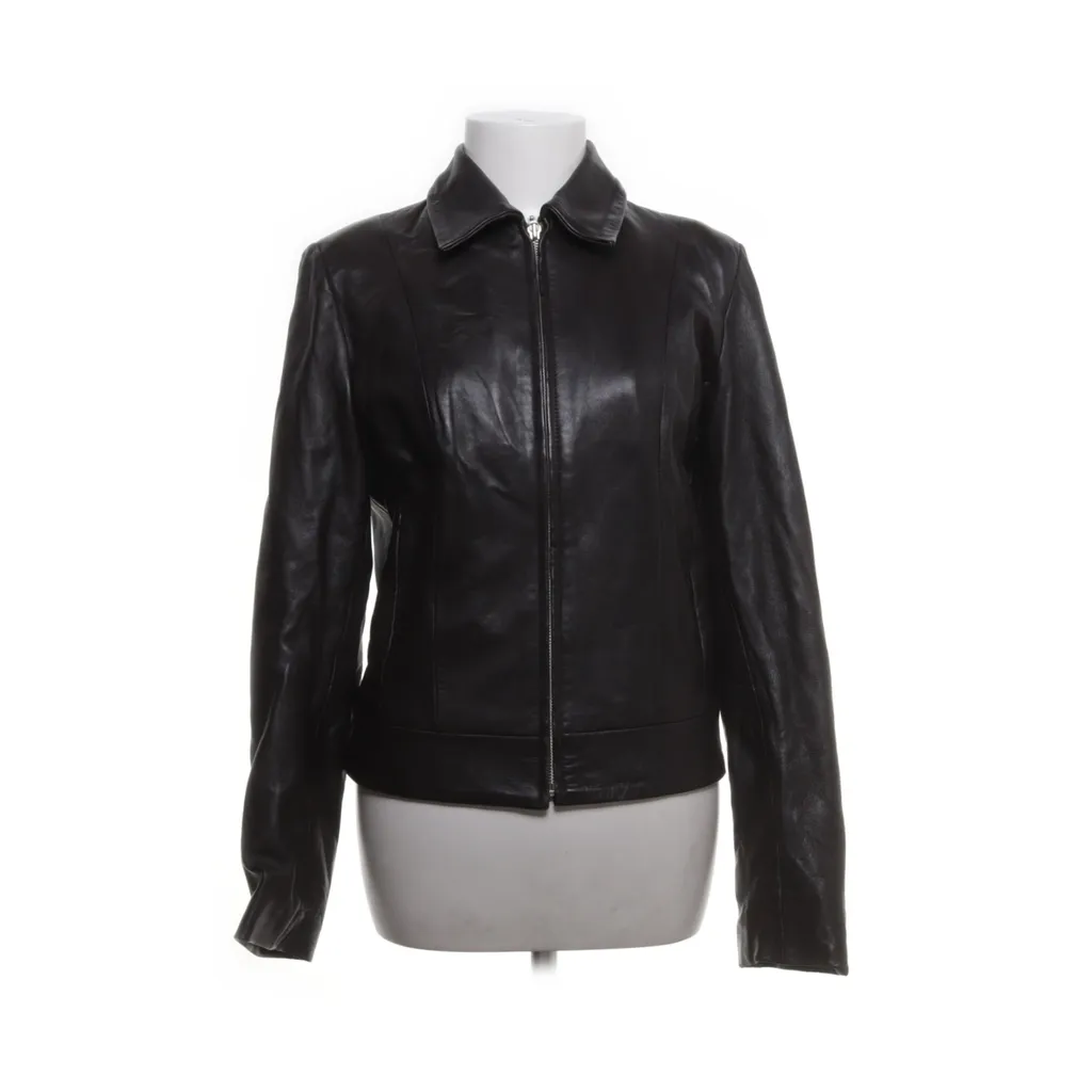 Image of Zara Basic Leren jack (Preloved)