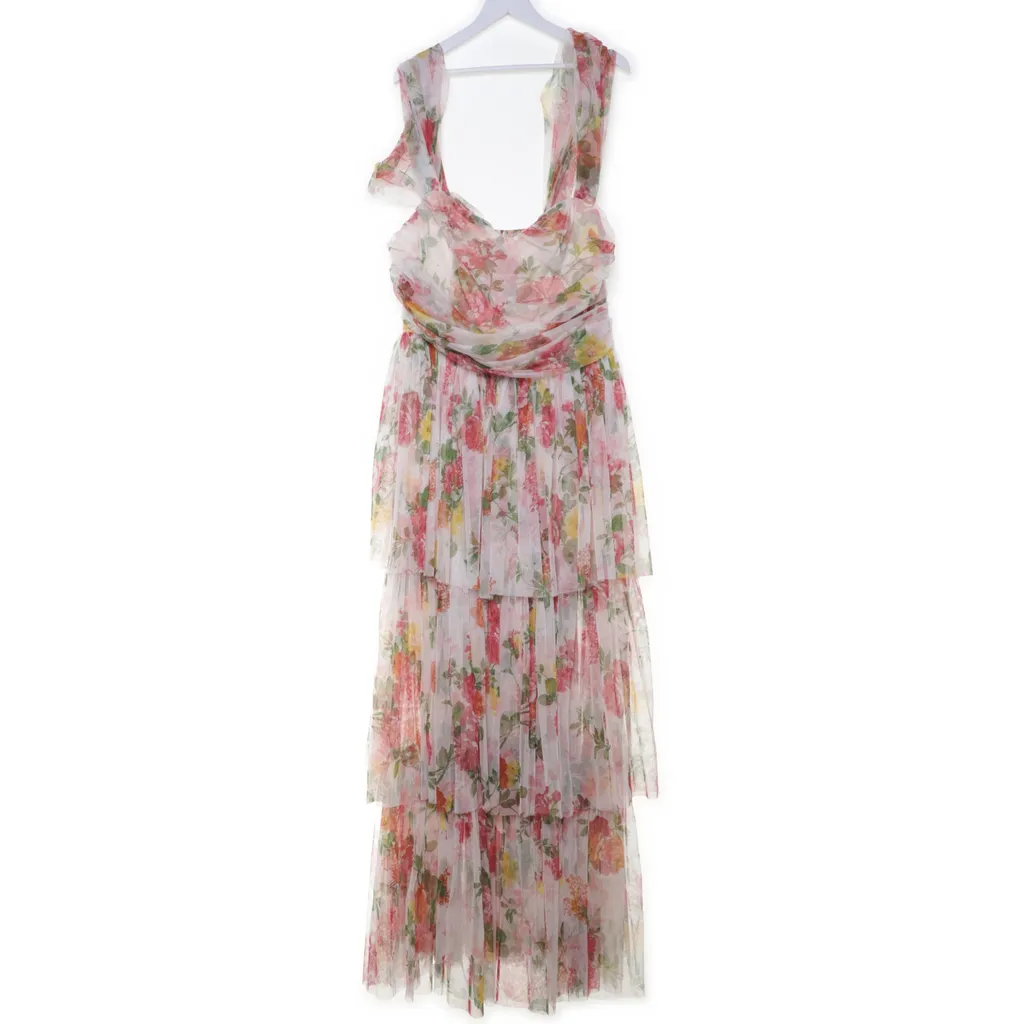 Image of Lace&Mesh Avondjurk (Preloved)