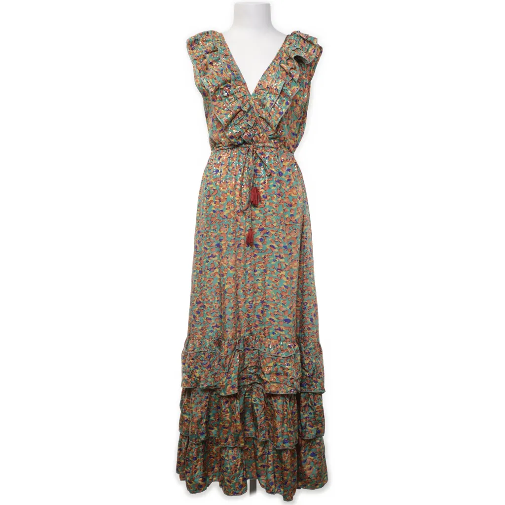 Image of Parole Green Maxi jurk (Preloved)