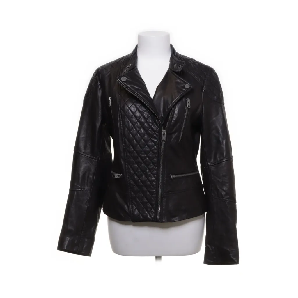Image of Michael Kors Leren jack (Preloved)