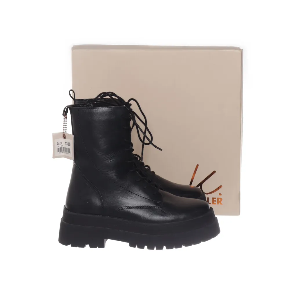 Cobler - Schnürstiefel - Damen - Größe: 39 - Schwarz