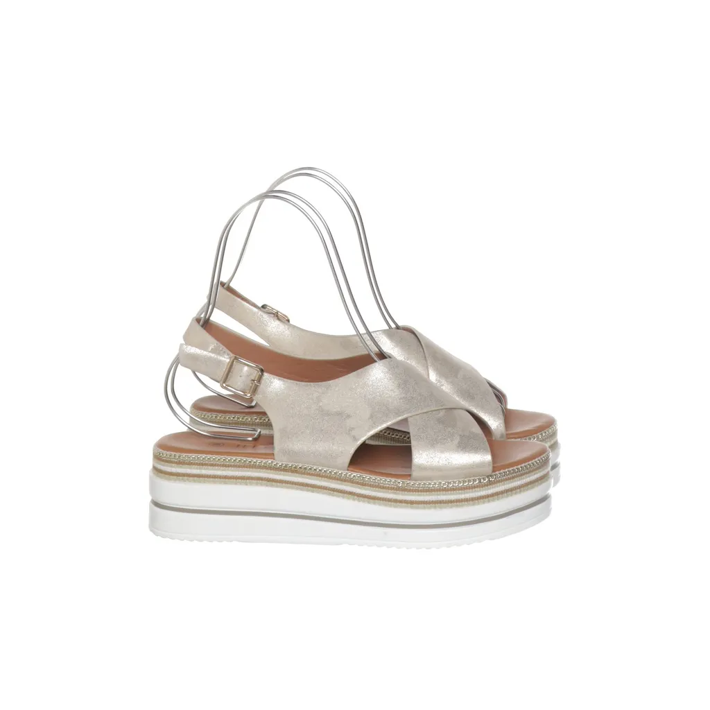 Julien - Sandalen - Damen - Größe: 39 - Silber