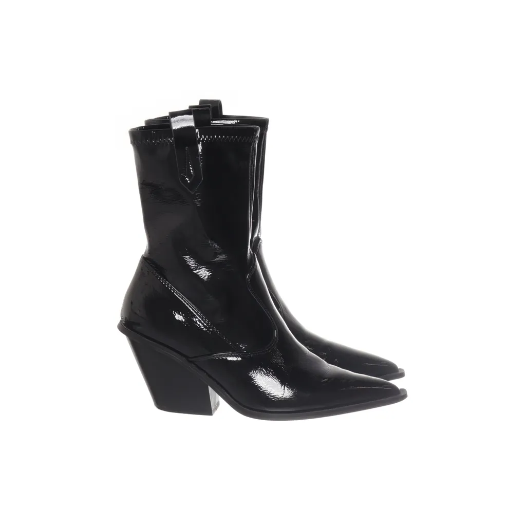 Camille Charriere x NA-KD - Boots - Damen - Größe: 38 - Schwarz