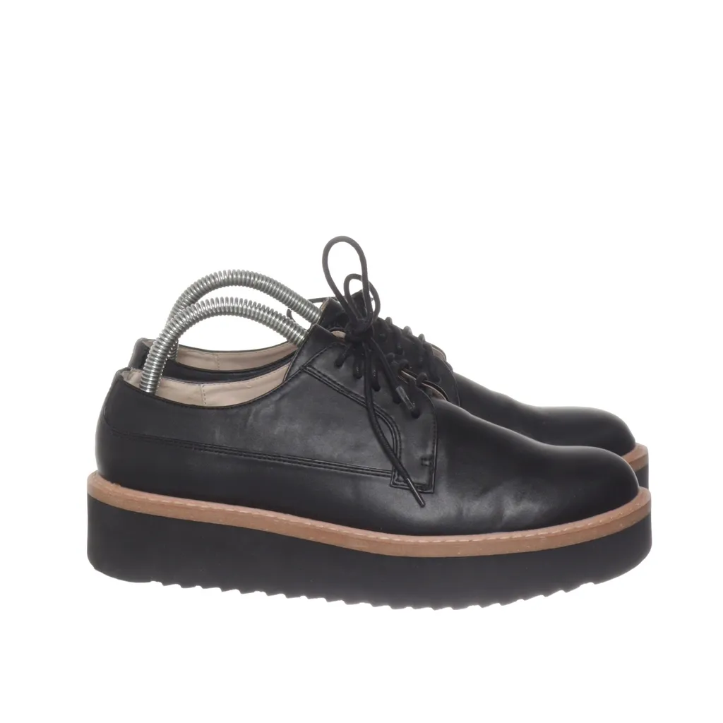 Zara Basic Collection - Derby Schnürer - Damen - Größe: 39 - Schwarz