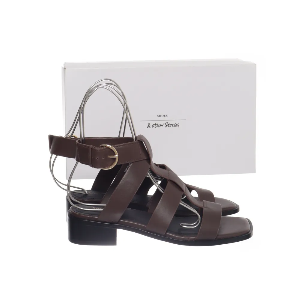 & Other Stories - Sandalen - Damen - Größe: 37 - Braun