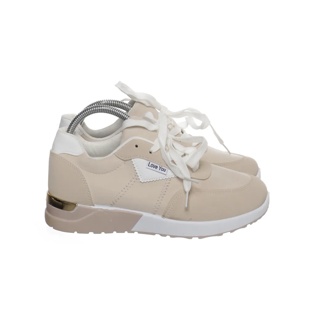 Loveyou - Sneaker - Damen - Größe: 37 - Beige