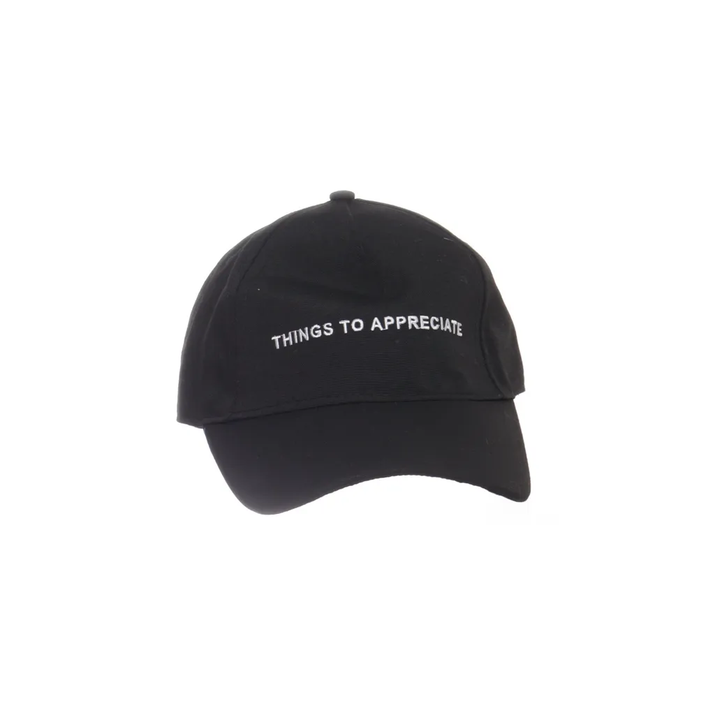 Things to Appreciate - Baseball-Mütze - Größe: ONE SIZE - Schwarz